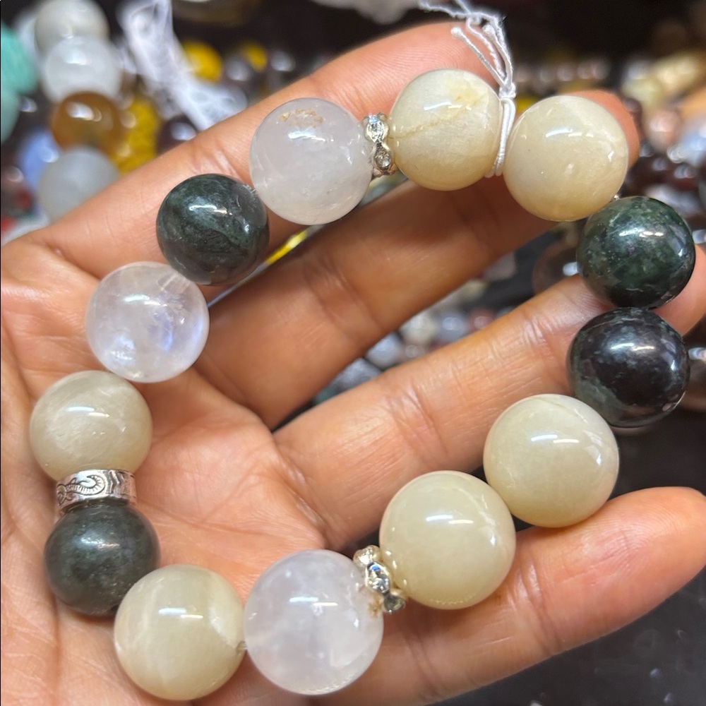 Emotional Balance And Abundance (about 14-15mm Sized Beads)